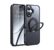 McDodo PC-4931 MagSafe tok iPhone 16 Plus készülékhez állvánnyal (fekete)