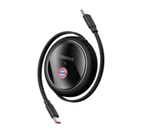 Baseus USB-C-USB-C 100W töltőkábel (fekete) Bayern Edition