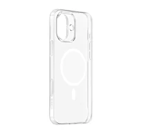 Baseus iP16 TouchButton mágneses telefontok (átlátszó)