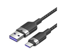 USB 2.0 A - USB-C 6A Vention CTOBF 1M kábel (fekete)