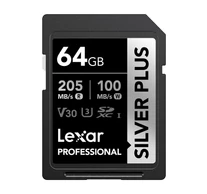 Lexar Professional SILVER PLUS SDXC 64 GB memóriakártya