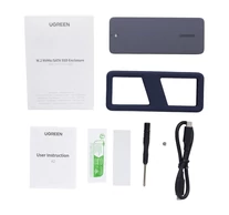 UGREEN CM777 SSD ház, NVMe/SATA, 20 Gbps, USB-C