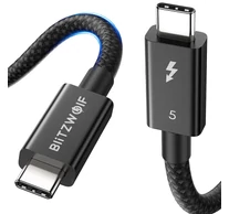 BlitzWolf BW-HDC8 USB-C-USB-C kábel, 240W, 0,5m (fekete)