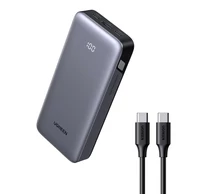 UGREEN PB532 powerbank, 20000 mAh, 2x USB, 30 W (szürke)