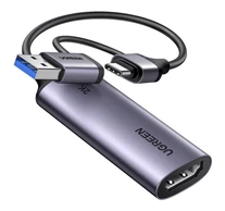 UGREEN CM629 HDMI-USB videó rögzítő kártya, 2K 30Hz