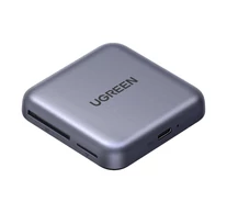 UGREEN CM898 3 az 1-ben kártyaadapter/olvasó, USB-C, MagSafe, SD/TF (fekete)