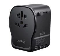 Ugreen S550 univerzális utazási adapter / hálózati töltő, 65W, 2x USB-C, 1x USB-A