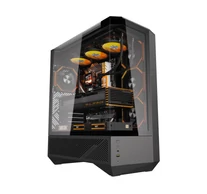 Darkflash DY460 számítógépház (fekete) + 4 ARGB ventilátorok