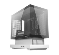 Darkflash F1 számítógépház (fehér) + 6 ARGB ventilátorok
