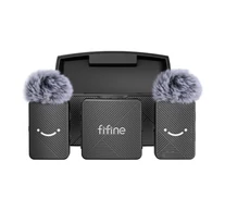 Fifine M9 nyakkendő mikrofonkészlet (fekete)