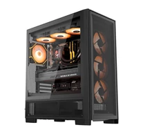 DarkFlash AIRNOVA számítógép-ház (fekete) + 3 ventilátor