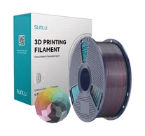 Sunlu PLA+ Silk négy színű szál (piros-sárga-zöld-fekete)