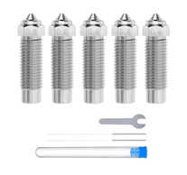 ELEGOO Neptune 4 Plus / 4 Max edzett acél fúvókakészlet (0,4 mm x 3 db, 0,6 mm x 1 db, 0,8 mm x 1 db)