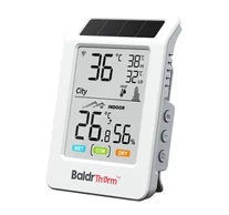 BALDRTHERM HCS596WB napenergiával működő, Wi-Fi-kapcsolattal rendelkező hőmérséklet- és páratartalom-mérő