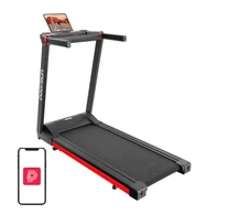DeerRun A1 Pro összecsukható elektromos futópad (fekete és piros)