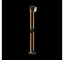 Álló E27 1x28W fekete/fa Hornwood