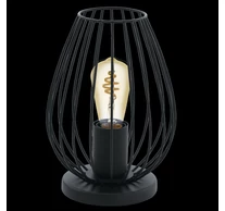 Asztali E27 60W fekete Newtown