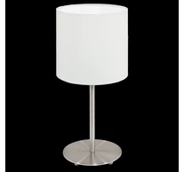 Asztali E14 1x40Wmnikkel/fehér Pasteri