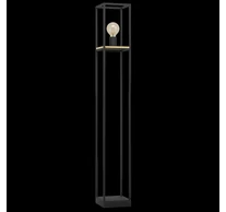 Álló E27 1x40W fekete/fa LIBERTAD