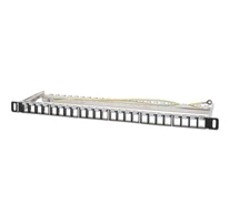 Intellinet 721011 Patch panel 24P Keyst 0,5U
