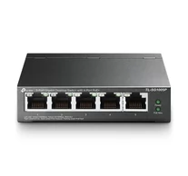 TP-Link TL-SG1005P Beállítást nem igénylő (unmanaged) Gigabit Ethernet (10/100/1000) Ethernet-áramellátás (PoE) támogatása Fekete
