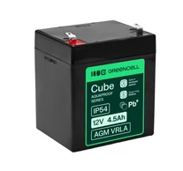 Green Cell AGM VRLA 12V 4.5Ah karbantartásmentes akkumulátor pénztárgépekhez, játékokhoz, kamerákhoz (90x70x106mm)