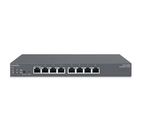 EnGenius ECS1008P hálózati kapcsoló Vezérelt L2 Gigabit Ethernet (10/100/1000) Ethernet-áramellátás (PoE) támogatása Fekete