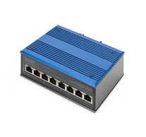 Digitus DN-650106 hálózati kapcsoló Beállítást nem igénylő (unmanaged) L2 Fast Ethernet (10/100) Fekete, Kék
