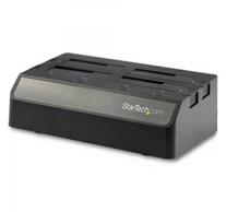 StarTech.com SDOCK4U313 dokkoló állomás tárolóegységhez USB 3.2 Gen 2 (3.1 Gen 2) Type-C Fekete