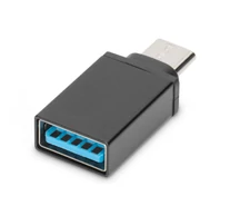 Digitus AK-300506-000-S csatlakozó átlakító USB C USB A Fekete