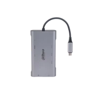 Dahua TC39 9 az 1-ben USB 3.1 Type-C-ről USB 3.0-ra + HDMI + RJ45 + VGA + SD/TF + PD dokkoló állomás