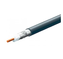 Home S 6TSV/BK koax kábel, 75 Ohm, PVC és PE szigetelés, réz bevonatú acél ér, alumínium + PET fólia 96 szál aluharisnya, 305m, fekete