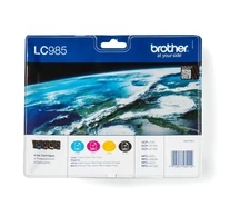 Brother LC-985VALBP tintapatron 4 dB Eredeti Fekete, Cián, Magenta, Sárga