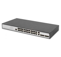 Digitus DN-80221-3 hálózati kapcsoló Vezérelt L2 Gigabit Ethernet (10/100/1000) Fekete, Szürke