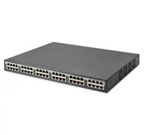Digitus DN-95117 hálózati kapcsoló Gigabit Ethernet (10/100/1000) Ethernet-áramellátás (PoE) támogatása 1U Szürke