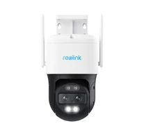 Reolink TrackMix Series W760 - 4K Outdoor Camera, Dual View, Auto-Zoom Tracking, 2.4/5Ghz Wi-Fi, Color Night Vision