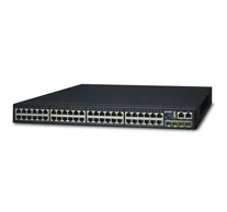 PLANET SGS-6341-48T4X hálózati kapcsoló Vezérelt L3 Gigabit Ethernet (10/100/1000) 1U Fekete