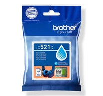 Brother LC521C tintapatron 1 db Eredeti Cián