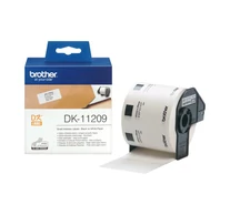 Brother DK-11209 címkéző szalag Fehéren fekete