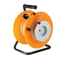Home HJR 24-30 kábeldob, 27 + 3 m, IP20 kivitel, H05VV-F 3G1,0 mm2 kábel, védőkapcsoló, max. 2300 W, fém talp