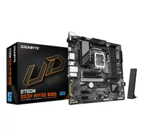 GIGABYTE B760M DS3H WIFI6E GEN5 Motherboard - Supports Intel Core 14th Gen CPUs, 6+2+1 Phases Digital VRM, up to 5600MHz DDR5, 2xPCIe 4.0 M.2, Wi-Fi 6E, 2.5GbE LAN, USB 3.2 Gen2