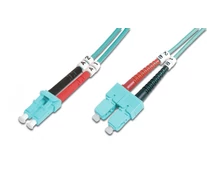 Digitus DK-2532-01/3 InfiniBand és száloptikai kábel 1 M LC SC I-VH Türkizkék