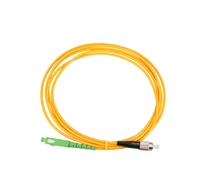 Extralink SC/APC-FC/UPC | Patchkábelsor | Egymódusú, Simplex, G657A1, 3mm, 2m