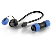 QuWireless QPSP4 tápcsatlakozó átalakító Fekete
