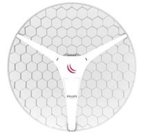 MikroTik LHG XL HP5 4-pack, 27dBi 5GHz Antenna, Dual Chain, PoE, RouterOS L3