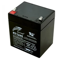Ritar RT 1245E ólomakkumulátor, 12V/4,5 Ah, 5 éves élettartam, zárt konstrukció