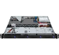ASRock 1U4LW-B650/2L2T RPSU, Rack 1U, UP, AMD Ryzen 7000, 4xLFF, 2xGbE, 2x10GbE, Red. PSU, IPMI