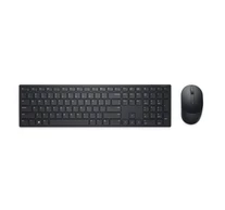 DELL KM5221W billentyűzet Egér mellékelve Vezeték nélküli RF QWERTY Nemzetközi amerikai Fekete