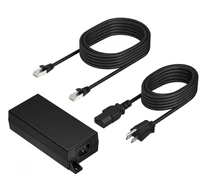 HP Poly PoE++ 65W 2.5G Adapter 3.66m CAT6A kábellel és tápkábellel EMEA - INTL English Loc ��� európai csatlakozó