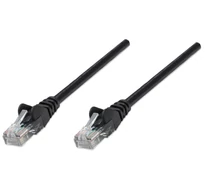 Intellinet Cat6A, SFTP, 0.25m hálózati kábel Fekete 0,25 M S/FTP (S-STP)